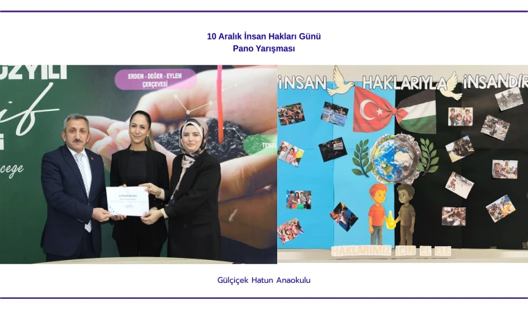 Dereceye Girenlere Ödülleri Verildi