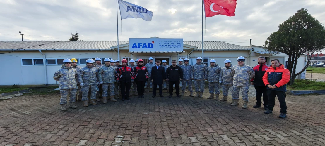 Kaymakam Erten, AFAD’ın Çalışmalarını Yerinde İnceledi