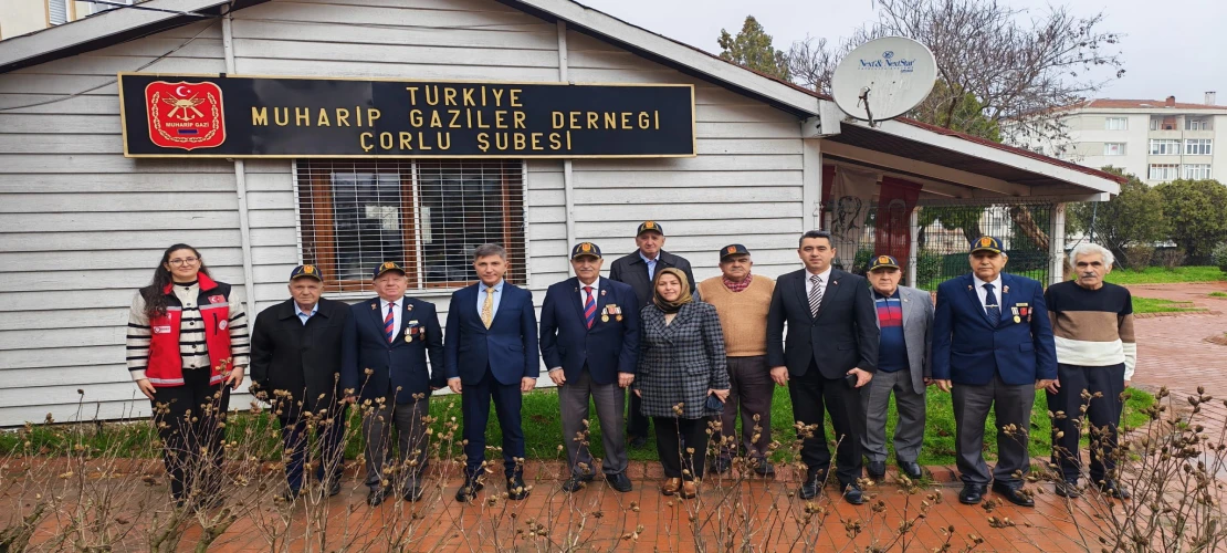 Kaymakam Erten Gaziler Derneğini Ziyaret Etti