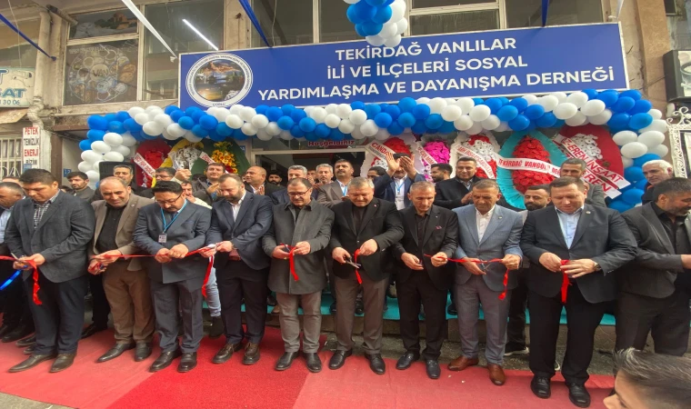 Tekirdağ Vanlılar Derneği Açıldı