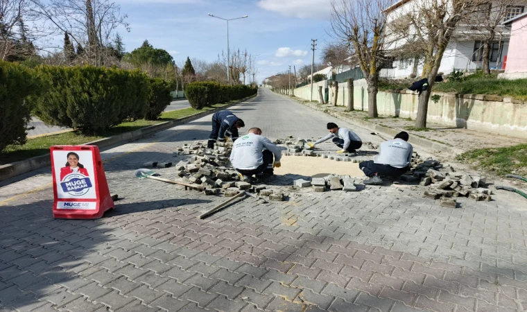 3 Mahallede Kilit Taşı Döşemesi Yapıldı