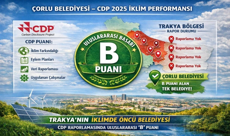 Çorlu Belediyesi İklim Mücadelesinde Trakya’nın Öncüsü Oldu