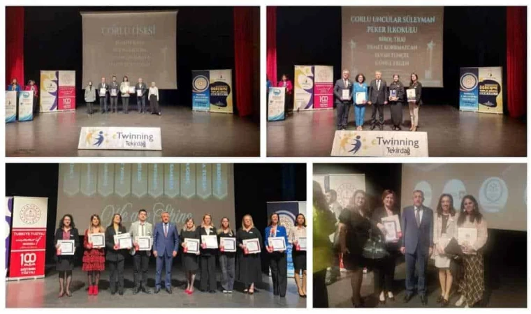 Çorlu’dan 3 Okul "Etwinningokulu" Ünvanı Aldı