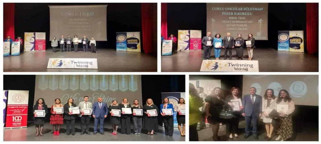 Çorlu’dan 3 Okul "Etwinningokulu" Ünvanı Aldı