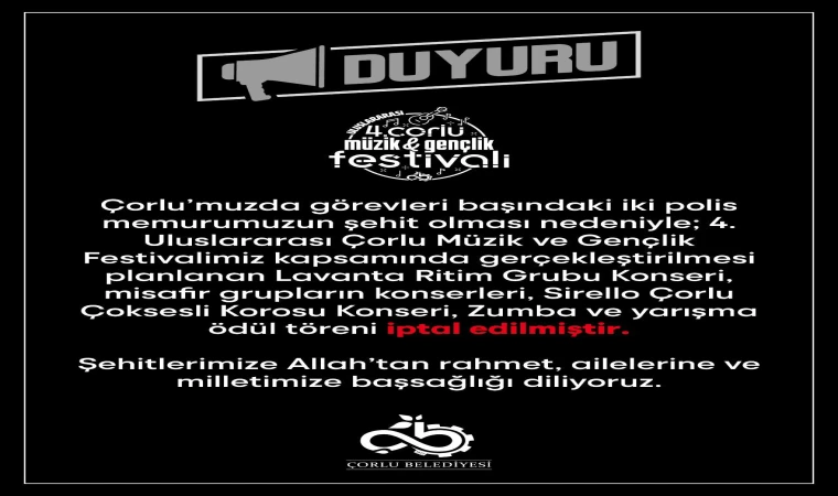 19 MAYIS ETKİNLİKLERİ İPTAL EDİLDİ