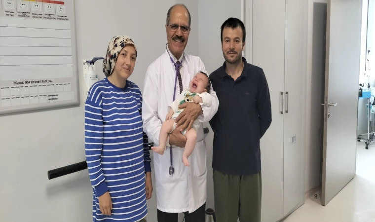 3 Aylık Bebek Sağlığına Kavuştu