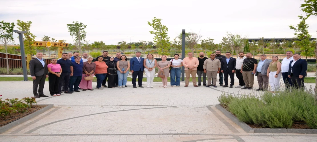 Çorlu Belediyesi, Basın Mensuplarını Selfie Park'ta Ağırladı
