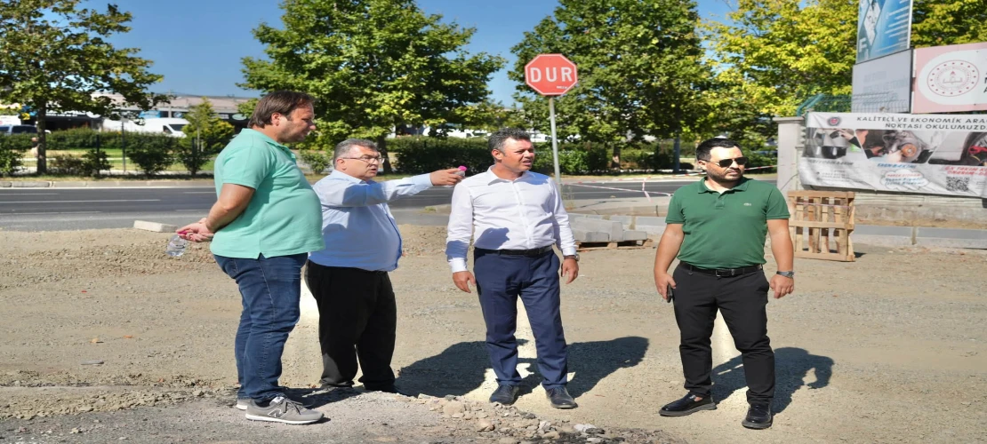 OKULLAR BÖLGESİNDE YOL ÇALIŞMALARI SÜRÜYOR