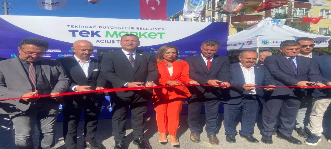 Çorlu’ya 2 Tek Market Müjdesi