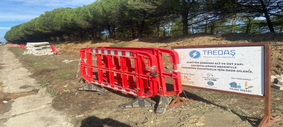 TREDAŞ Elektrik Hatlarını Yer Altına Alıyor