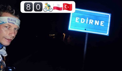 Hastalığıyla mücadele için 100 gün bisiklet sürecek Polonyalı Türkiye’de
