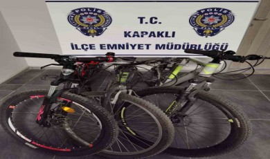 Kapaklı’da bisiklet hırsızları yakalandı