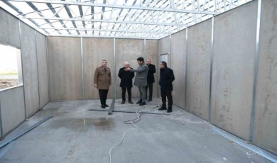 Lapseki İlçe Tarım ve Orman Müdürlüğü Binasının inşaatı hızla sürüyor