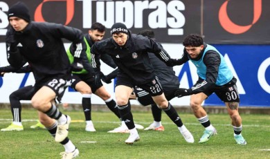 Beşiktaş, Trabzonspor maçı hazırlıklarını sürdürdü