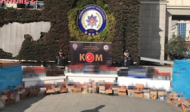 İstanbul’da sahte içki operasyonu: 10 bin 966 şişe sahte içki ele geçirildi