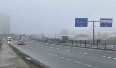 Tekirdağ’da sis etkisini gösterdi
