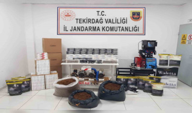Tekirdağ’da tütün ve makaron operasyonu