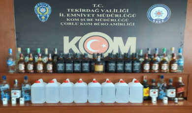 5 ilçede kaçak içki ve sigara operasyonu