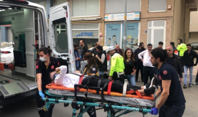 Direksiyon başında nöbet geçirince kaza yaptı