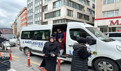 Kağıthane’de kabir ziyareti yapmak isteyen vatandaşlara ulaşım desteği