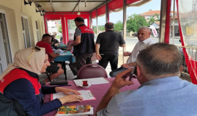 Babaeski çiftçisi yangınlar konusunda bilgilendirildi