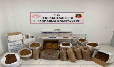 Piyasa değeri 327 bin 480 TL kaçak tütün ve tütün malzemeleri ele geçirildi