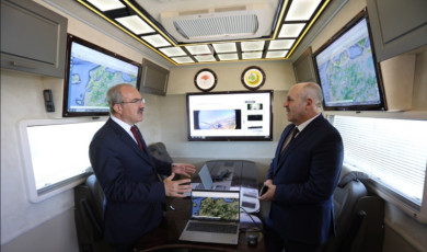 Vali Ömer Toraman’dan Yangın Yönetim Merkezi’nde inceleme