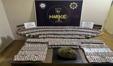 Koli koli uyuşturucu hap ele geçirildi