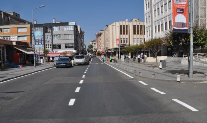 Silinen Yol Çizgileri Tekrar Çiziliyor