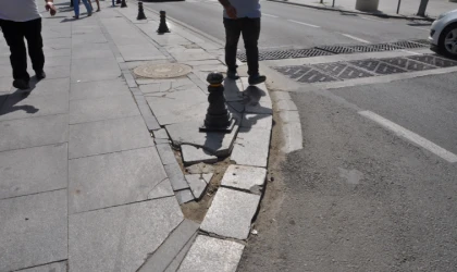 Omurtak Caddesi’ne Yakışmayan Görüntüler