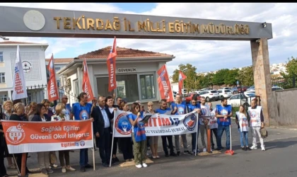 “Sağlıklı Eğitim Ve Güvenli Okullar İstiyoruz!”