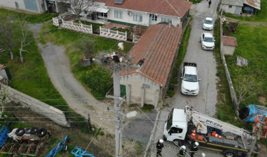 Termal kameralı dronlar aracılığıyla leylek yuvalarında bakım başlatıldı