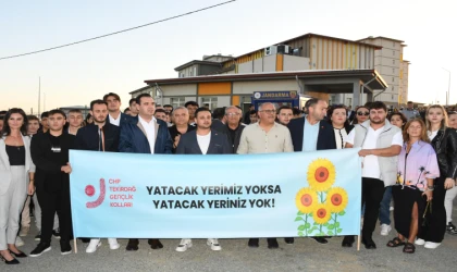 CHP Tekirdağ Gençlik Kolları KYK Yurt Skandalını Gündeme Taşıdı