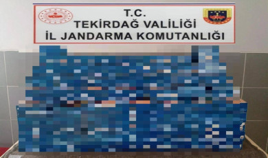 Tekirdağ’da 49 bin 400 makaron ele geçirildi