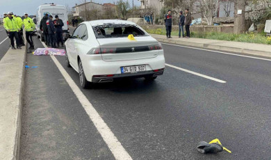 Tekirdağ’da feci kaza: Otomobilin çarptığı yaya hayatını kaybetti