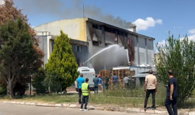 Tekirdağ’da kimya fabrikasında yangın