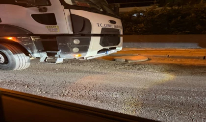 Çöp Kamyonu Yanmaktan Son Anda Kurtuldu