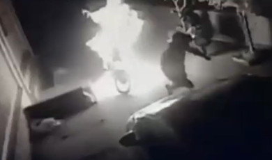 Eski eşinin motosikletini kundaklatan şahıs ile kundaklayan 2 kişi tutuklandı