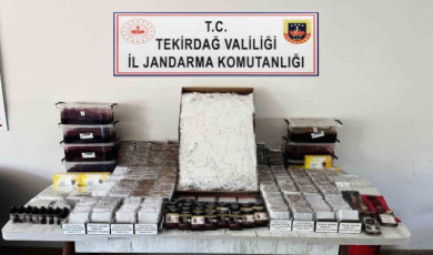 Tekirdağ’da kaçak tütün operasyonu