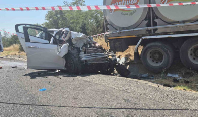 Tekirdağ’da korkunç kazada otomobildeki 4 kişi öldü