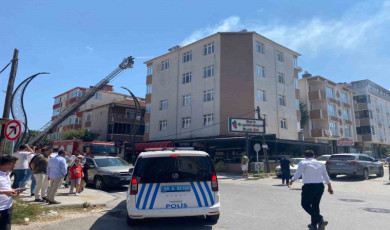 Çatı katında yapılan kaynak yangına neden oldu