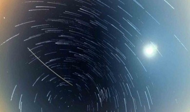 Tekirdağ semalarında muhteşem Perseid meteor yağmuru