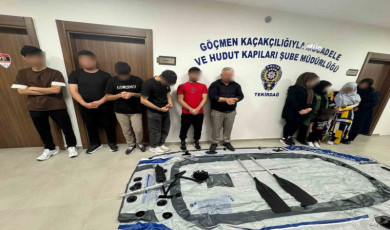 Tekirdağ’da göçmen kaçakçılığı operasyonu: 15 kişi yakalandı