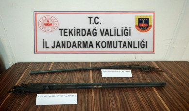 Tekirdağ’da jandarmadan silah ve mühimmat operasyonu