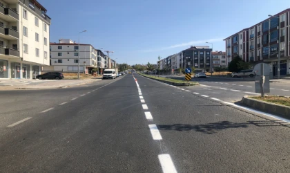 BÜYÜKŞEHİR YOL ÇİZGİLERİNİ YENİLİYOR
