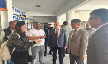 Kaymakam Erten, Otogarı Ziyaret Etti