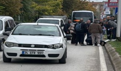 Edirne’de otomobil yaya geçidinde kadına çarptı