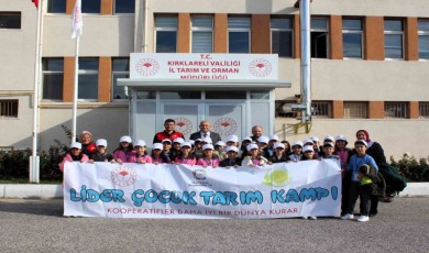 Kırklareli’nde ”Lider Çocuk Tarım Kampı” gerçekleştirildi