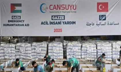 CANSUYU DERNEĞİ’NDEN GAZZE’YE YARDIM