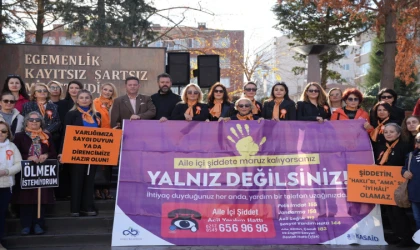 Çorlu’da Kadına Şiddete ‘DUR’ Denildi